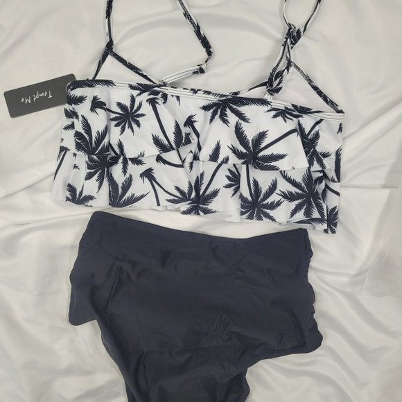 Tempt Me Palms Swimwear Palm Tree Swimsuit - Picture 3 of 4